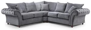 Winston Fabric Corner Sofa Large In Grey