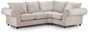 Winston Fabric Corner Sofa Right Hand In Stone