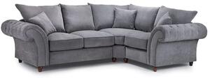 Winston Fabric Corner Sofa Right Hand In Grey