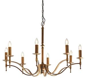 Stanford 8 Lights Pendant Light In Antique Brass