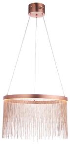 Zelma LED Pendant Light In Brushed And Copper