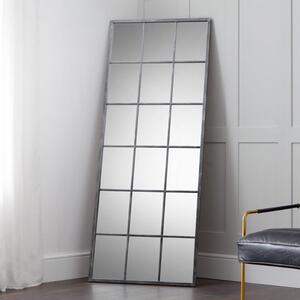 Sabelle Large Window Dressing Mirror In Pewter