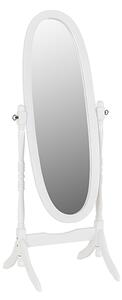 Corrie Floor Standing Cheval Dressing Mirror In White