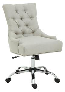 Anatolia Velvet Home And Office Chair In Natural