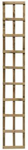 Hizo Heavy Duty Set Of 3 Pressure Treated 6x1 Trellis In Natural