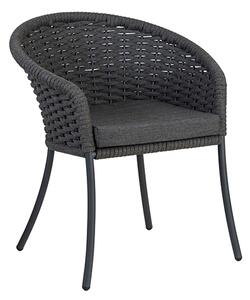 Crod Outdoor Dining Armchair With Cushion In Grey