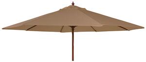 Blount Round 2700mm Fabric Parasol With Pulley In Taupe