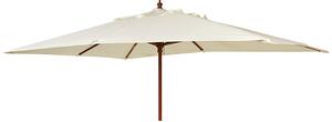 Blount Rectangular 3000mm Fabric Parasol With Pulley In Ecru