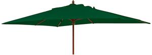 Blount Rectangular 3000mm Fabric Parasol With Pulley In Green