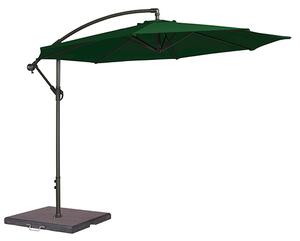 Blount Round 3000mm Cantilever Fabric Parasol In Green