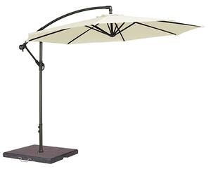 Blount Round 3000mm Cantilever Fabric Parasol In Ecru