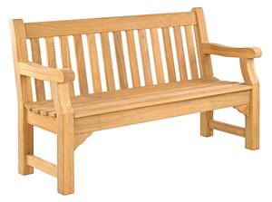 Robalt Outdoor Park Wooden 5ft Seating Bench In Natural