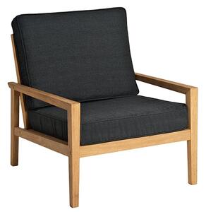 Robalt Outdoor Wooden Lounge Chair In Natural