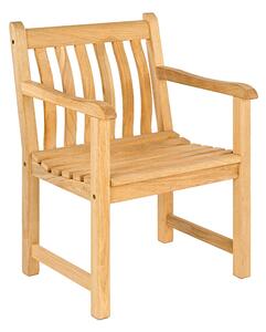 Robalt Outdoor Broadfield Wooden Armchair In Natural