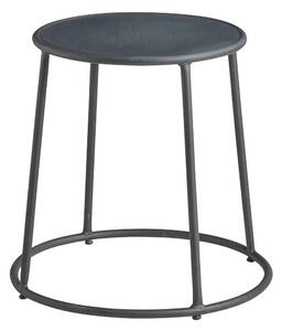 Mortan Industrial Metal Low Stool In Raw