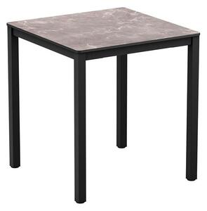 Extro Square 79cm Wooden Dining Table In Marble Effect