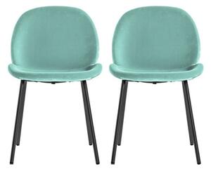 Flanaven Mint Velvet Dining Chairs In A Pair