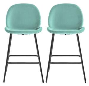 Flanaven Mint Velvet Bar Chairs In A Pair