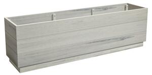 Etax Rectangular Wooden 150cm Planter In Whitewash