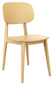 Romney Wooden Dining Chair In Natural Oak