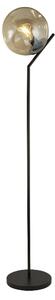 Punch Champagne Glass Floor Lamp In Black