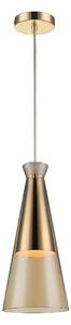 Kentish Champagne Shade Pendant Light In Gold