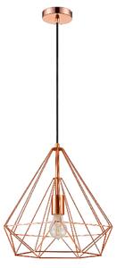 Merton Metal Pendant Light Small In Copper