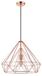 Merton Metal Pendant Light Large In Copper