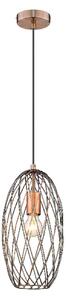 Moorgate Metal Pendant Light Small In Antique Copper