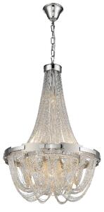 Notting 6 Light Hill Statement Pendant Light In Silver