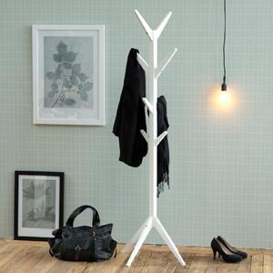 Ascot Wooden Coat Hanger In White