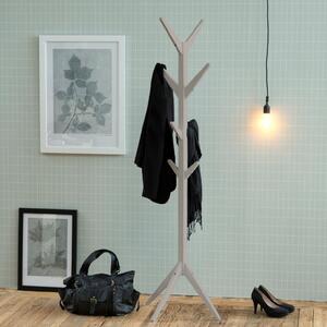 Ascot Wooden Coat Hanger In Grey