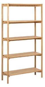 Butte Wooden Bookcase With 4 Shelves Tall In Oak