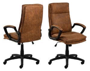 Bryce Fabric Home And Office Chair In Brown