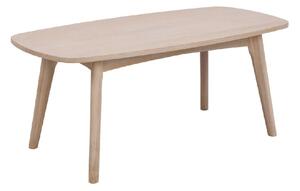 Manila Wooden Coffee Table In White Oak