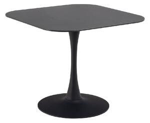 Malone Ceramic Dining Table Square In Black