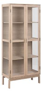 Lacey Wooden Display Cabinet With 2 Doors In White Oak