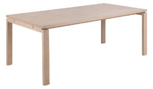 Lacey Wooden Dining Table Rectangular In White Oak