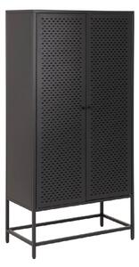 Napa Metal Storage Cabinet With 2 Doors In Matt Black