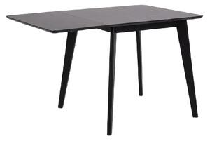 Riga Wooden Extending Dining Table In Black