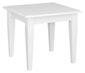 Vail Wooden Side Table Square In White