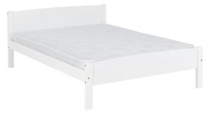 Misosa Wooden Double Bed In White