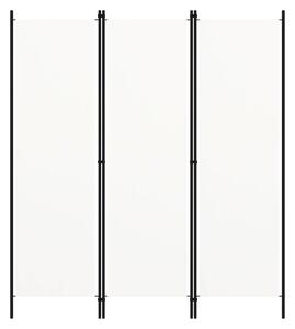 Celina Fabric 3 Panels 150cm x 180cm Room Divider In White