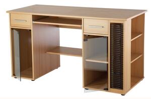 Butler Computer Work Station In Beech Effect