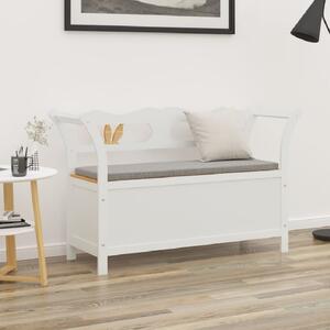 Jorden Wooden Hallway Seating Bench In White And Oak