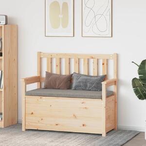 Litiz Wooden Small Hallway Storage Seating Bench In Natural