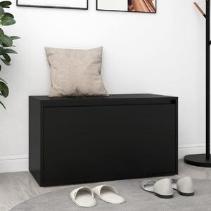 Florence Wooden Hallway Seating Bench In Black