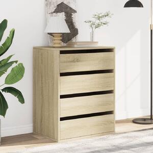 Amarillo Wooden Chest OF 4 Drawers In Sonoma Oak