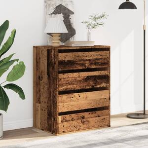 Amarillo Wooden Chest OF 4 Drawers In Brown Oak