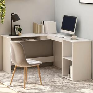 Aberdeen Wooden Laptop Desk Corner In White